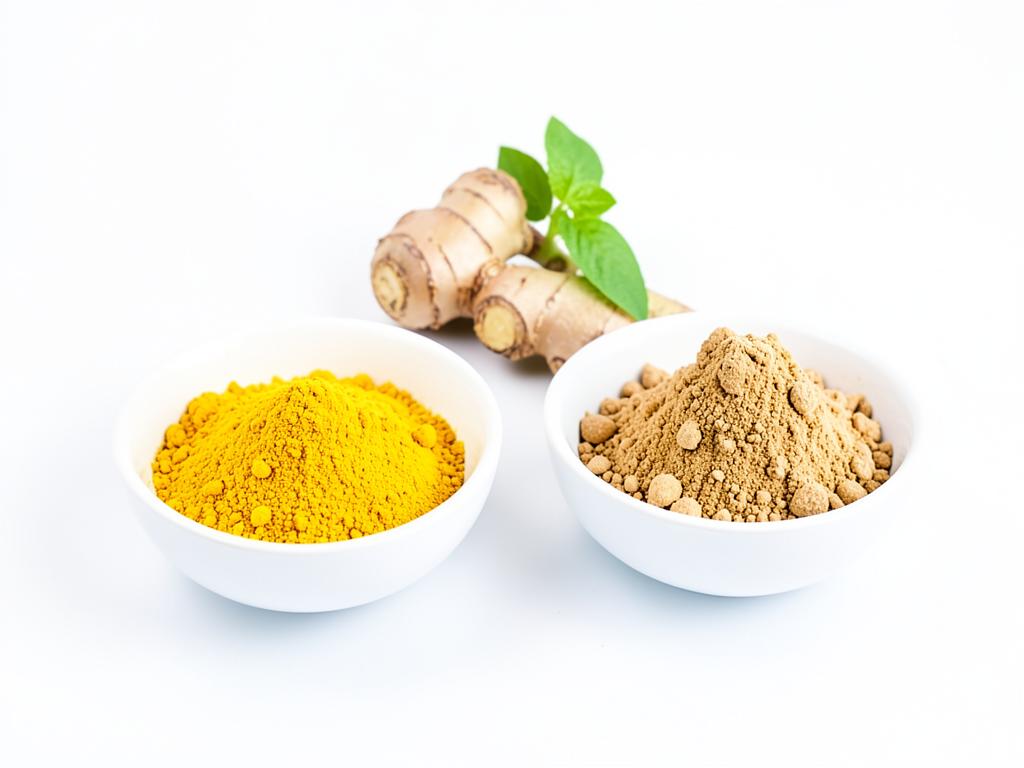 Cúrcuma en polvo a granel con raíz fresca, materia prima
