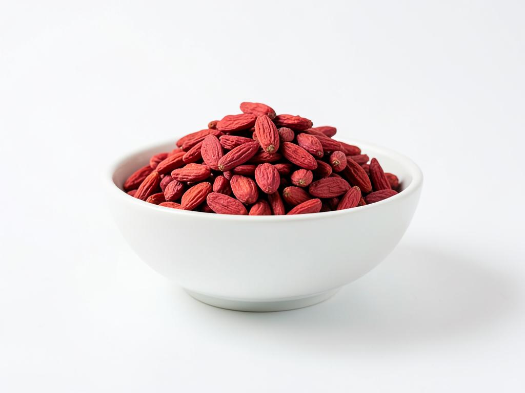 Goji berry deshidratado y sacha inchi a granel para comparar origen y secado